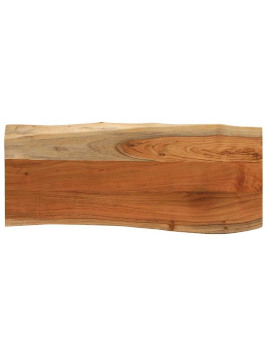 Stolní deska 90x40x3,8 cm obdélník masivní akácie živá hrana