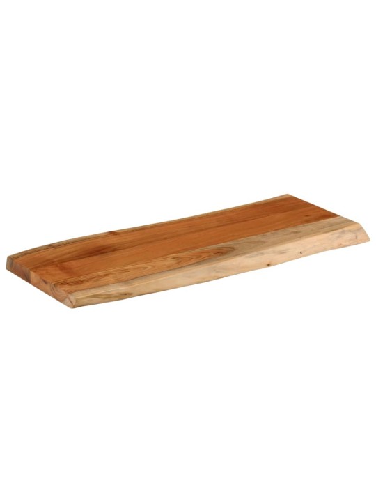 Stolní deska 90x40x3,8 cm obdélník masivní akácie živá hrana