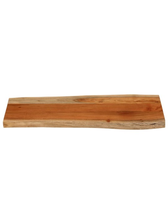 Stolní deska 90x40x3,8 cm obdélník masivní akácie živá hrana