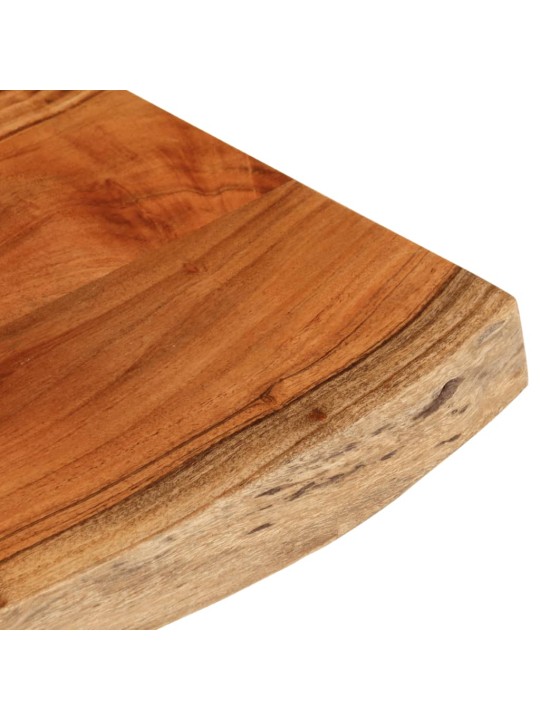 Stolní deska 90x40x3,8 cm obdélník masivní akácie živá hrana