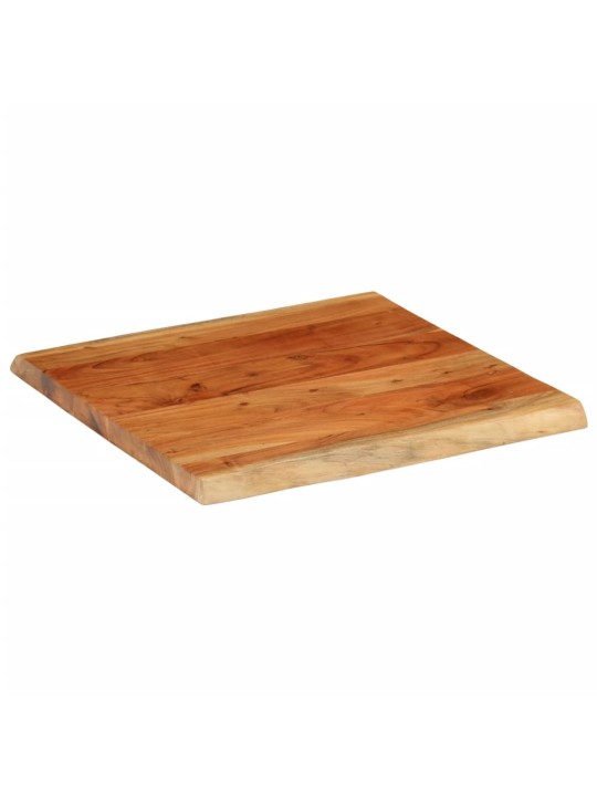 Stolní deska 60x60x3,8 cm čtvercová masivní akácie živá hrana