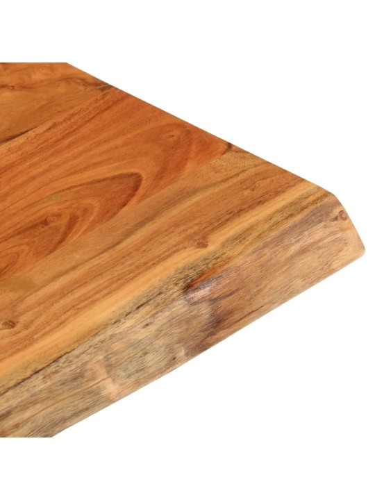 Stolní deska 60x60x3,8 cm čtvercová masivní akácie živá hrana