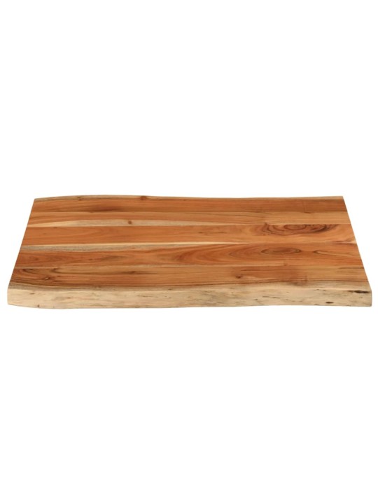 Stolní deska 70x60x3,8 cm obdélníková masivní akácie živá hrana