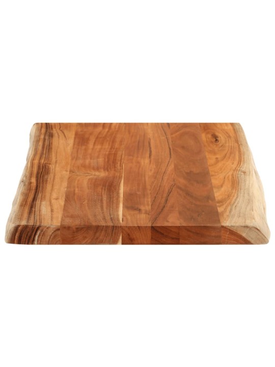 Stolní deska 70x60x3,8 cm obdélníková masivní akácie živá hrana