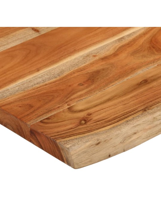Stolní deska 70x60x3,8 cm obdélníková masivní akácie živá hrana
