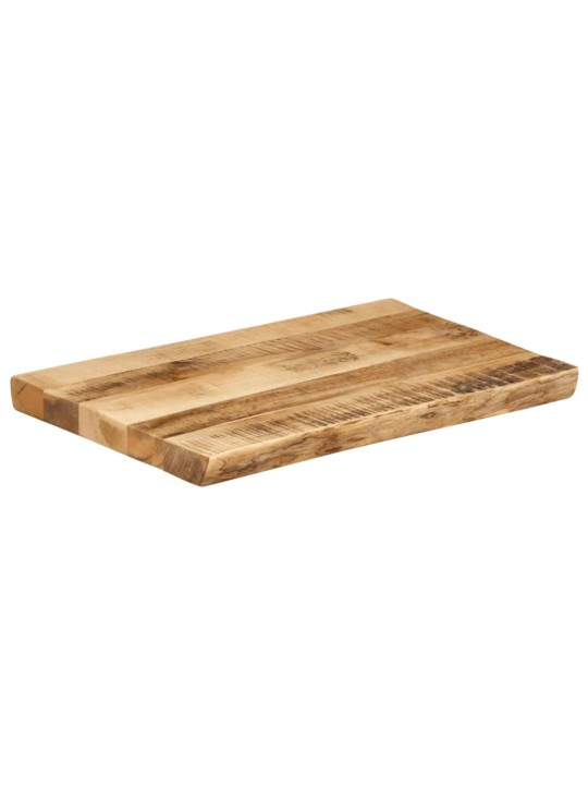 Stolní deska živá hrana 50x40x2,5 cm masivní hrubý mangovník