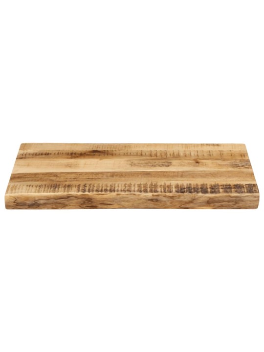 Stolní deska živá hrana 60x40x2,5 cm masivní hrubý mangovník