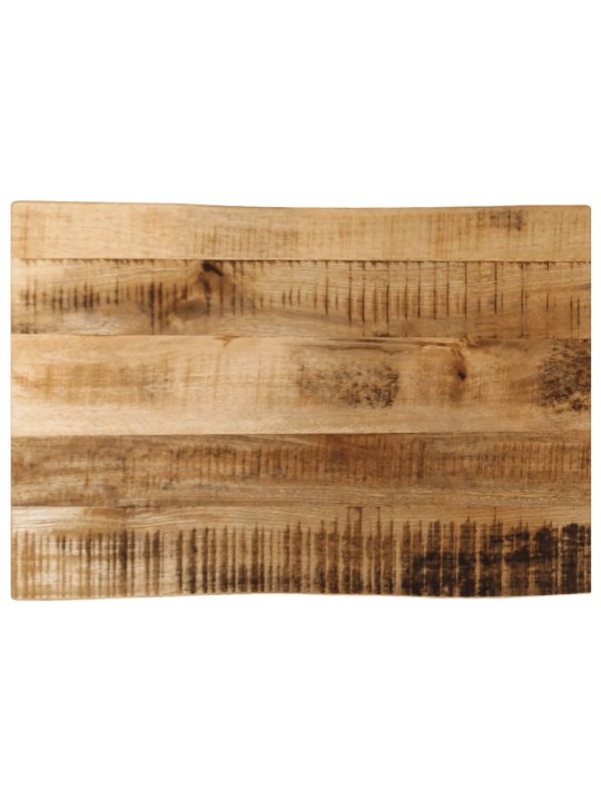 Stolní deska živá hrana 70x40x2,5 cm masivní hrubý mangovník