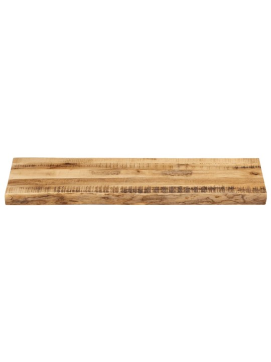 Stolní deska živá hrana 90x40x2,5 cm masivní hrubý mangovník