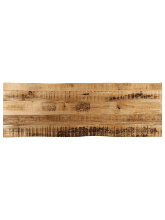 Stolní deska živá hrana 110x40x2,5 cm masivní hrubý mangovník