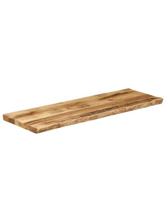 Stolní deska živá hrana 110x40x2,5 cm masivní hrubý mangovník