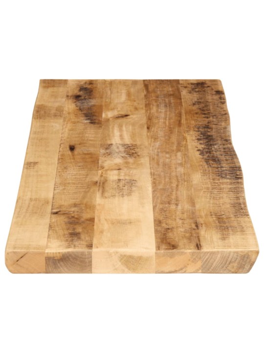 Stolní deska živá hrana 110x40x2,5 cm masivní hrubý mangovník