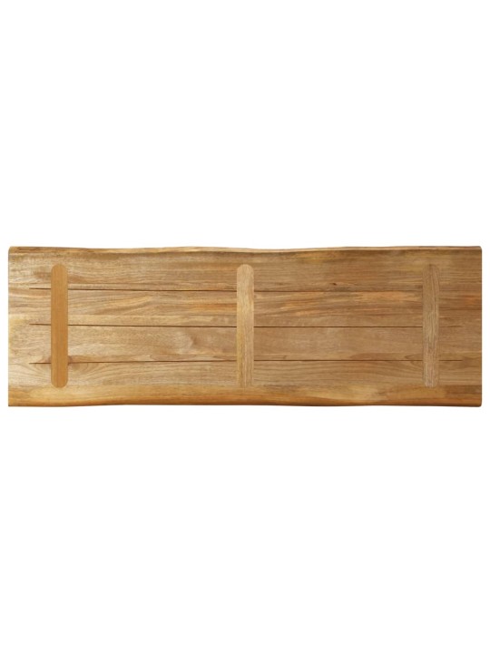 Stolní deska živá hrana 110x40x2,5 cm masivní hrubý mangovník