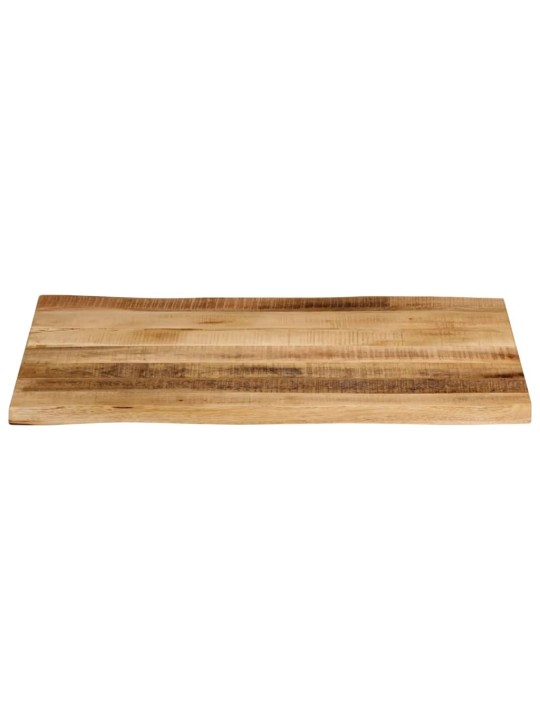 Stolní deska živá hrana 70x60x2,5 cm masivní hrubý mangovník