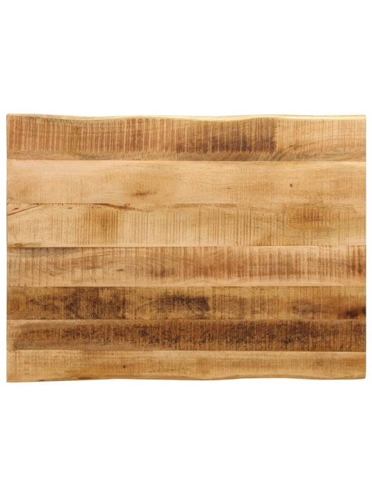 Stolní deska živá hrana 90x60x2,5 cm masivní hrubý mangovník