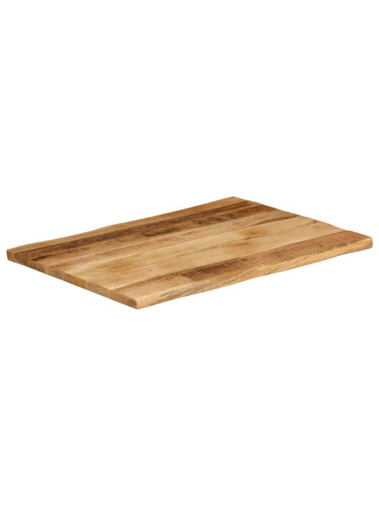 Stolní deska živá hrana 90x60x2,5 cm masivní hrubý mangovník