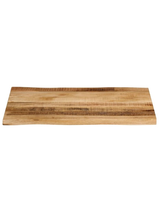 Stolní deska živá hrana 90x60x2,5 cm masivní hrubý mangovník