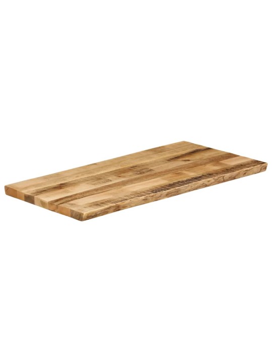 Stolní deska živá hrana 100x60x2,5 cm masivní hrubý mangovník