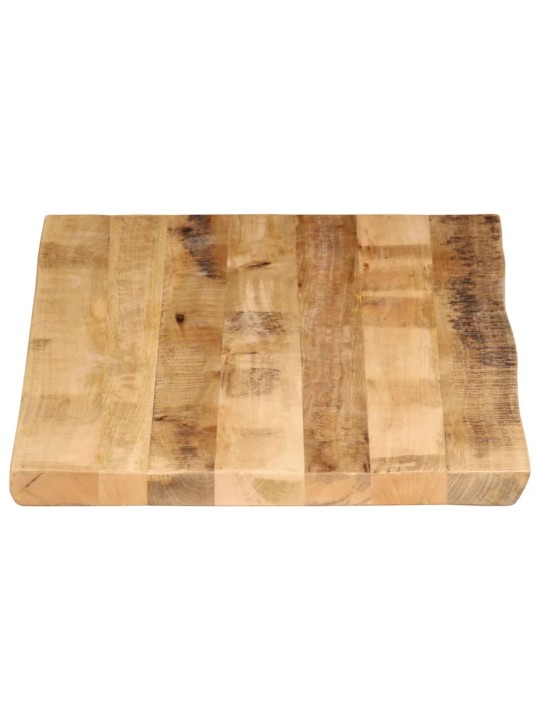 Stolní deska živá hrana 100x60x2,5 cm masivní hrubý mangovník
