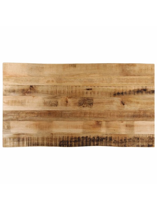 Stolní deska živá hrana 110x60x2,5 cm masivní hrubý mangovník