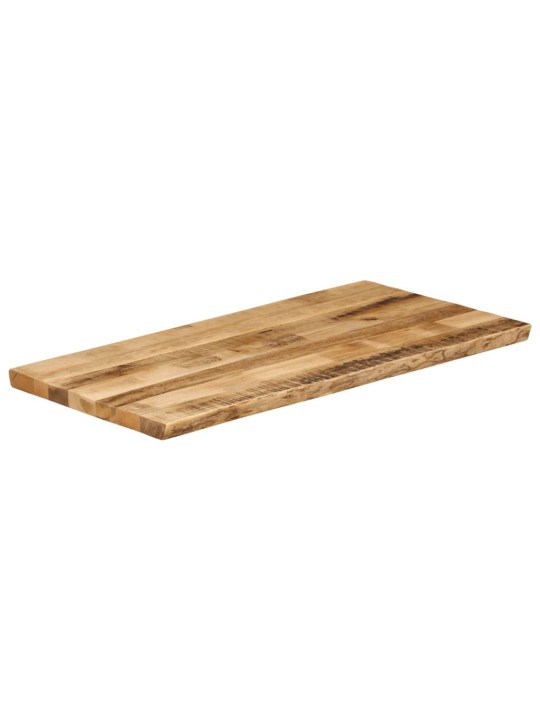 Stolní deska živá hrana 110x60x2,5 cm masivní hrubý mangovník