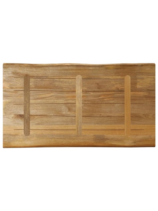 Stolní deska živá hrana 110x60x2,5 cm masivní hrubý mangovník