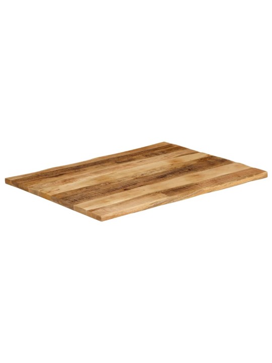 Stolní deska živá hrana 90x80x2,5 cm masivní hrubý mangovník