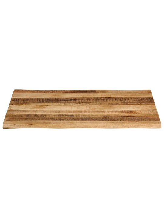 Stolní deska živá hrana 90x80x2,5 cm masivní hrubý mangovník