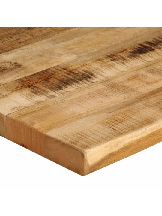 Stolní deska živá hrana 90x80x2,5 cm masivní hrubý mangovník