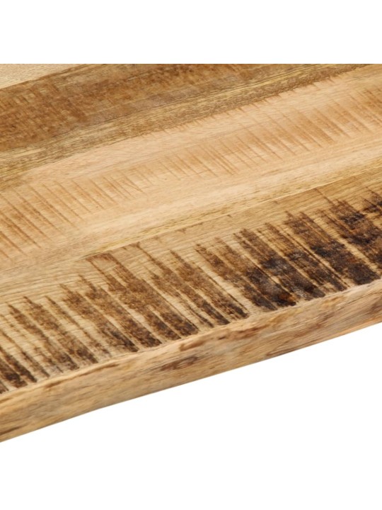 Stolní deska živá hrana 90x80x2,5 cm masivní hrubý mangovník