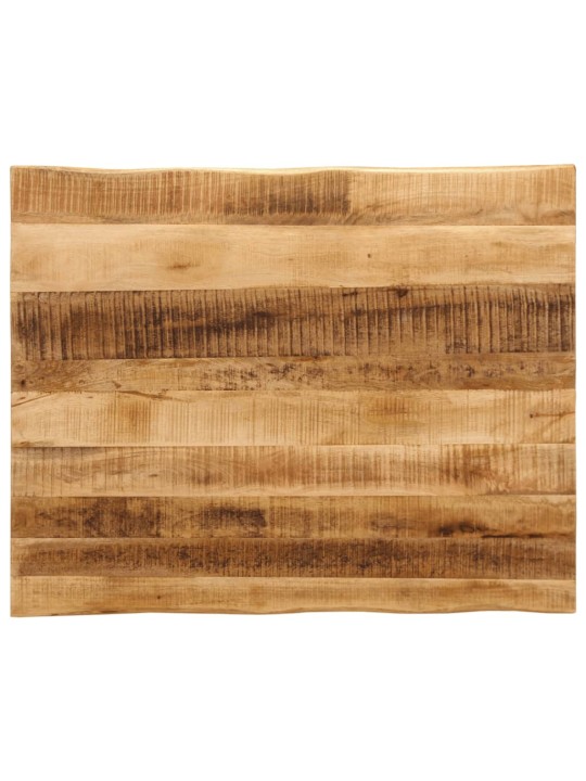 Stolní deska živá hrana 100x80x2,5 cm masivní hrubý mangovník