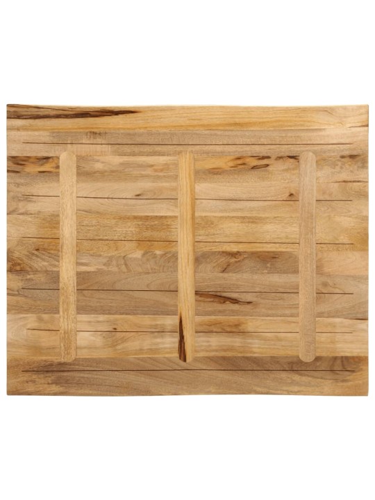 Stolní deska živá hrana 100x80x2,5 cm masivní hrubý mangovník