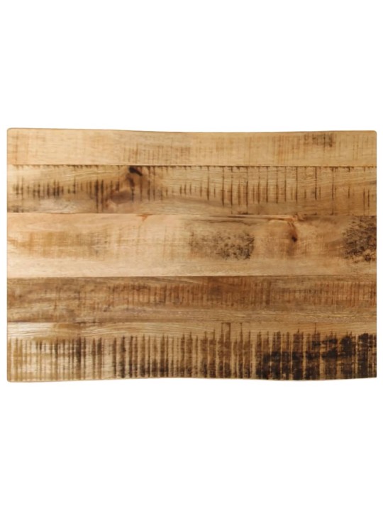Stolní deska živá hrana 50x40x3,8 cm masivní hrubý mangovník