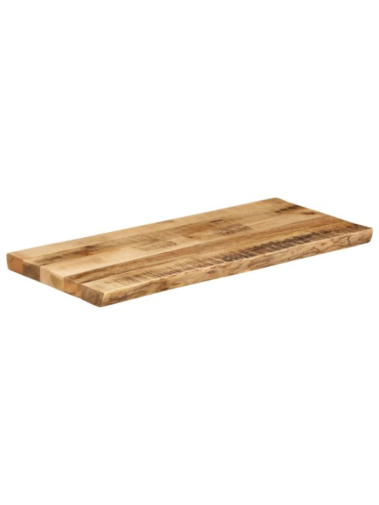 Stolní deska živá hrana 100x40x3,8 cm masivní hrubý mangovník
