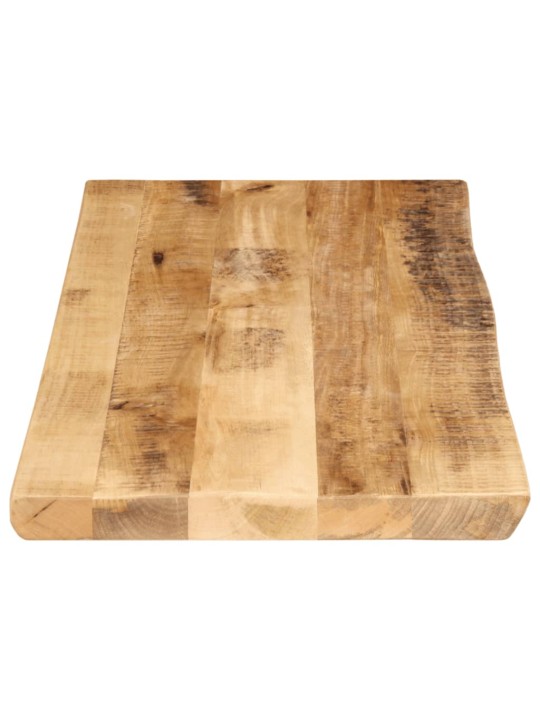 Stolní deska živá hrana 100x40x3,8 cm masivní hrubý mangovník