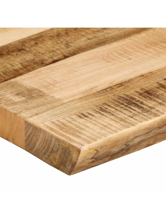 Stolní deska živá hrana 100x40x3,8 cm masivní hrubý mangovník