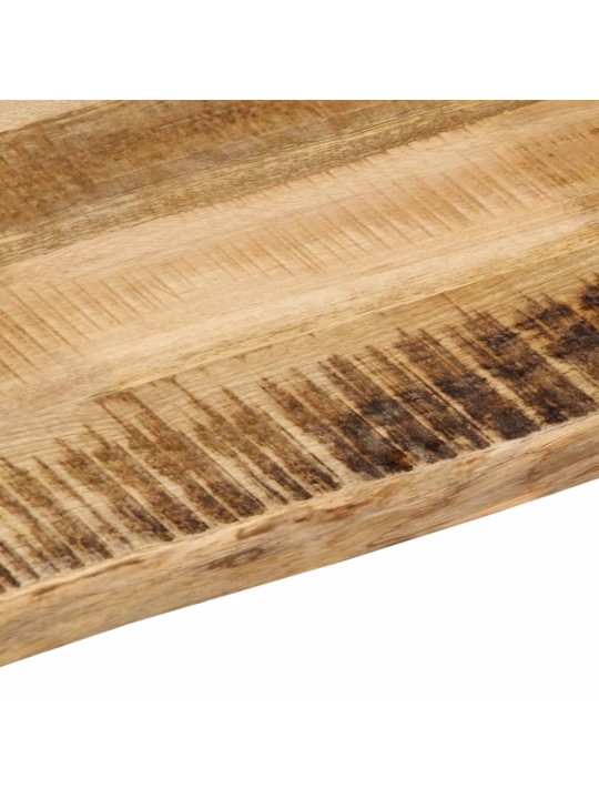 Stolní deska živá hrana 100x40x3,8 cm masivní hrubý mangovník