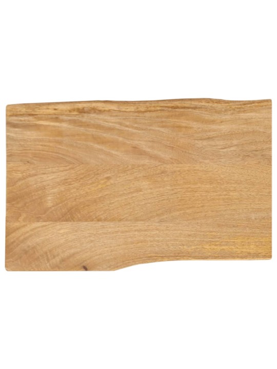 Stolní deska 50 x 40 x 2,5 cm živá hrana mangovníkové dřevo