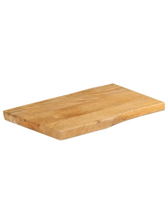 Stolní deska 50 x 40 x 2,5 cm živá hrana mangovníkové dřevo