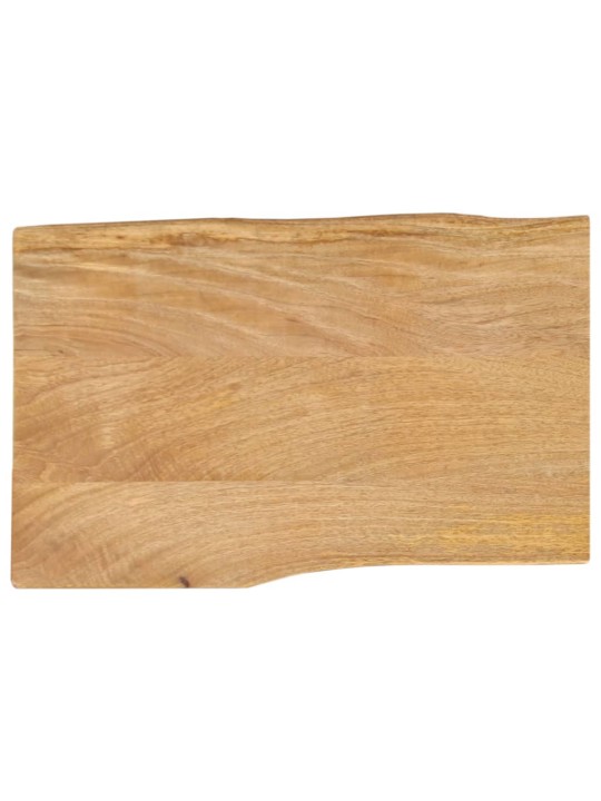 Stolní deska 60 x 40 x 2,5 cm živá hrana mangovníkové dřevo