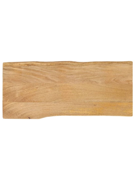 Stolní deska 100 x 40 x 2,5 cm živá hrana mangovníkové dřevo