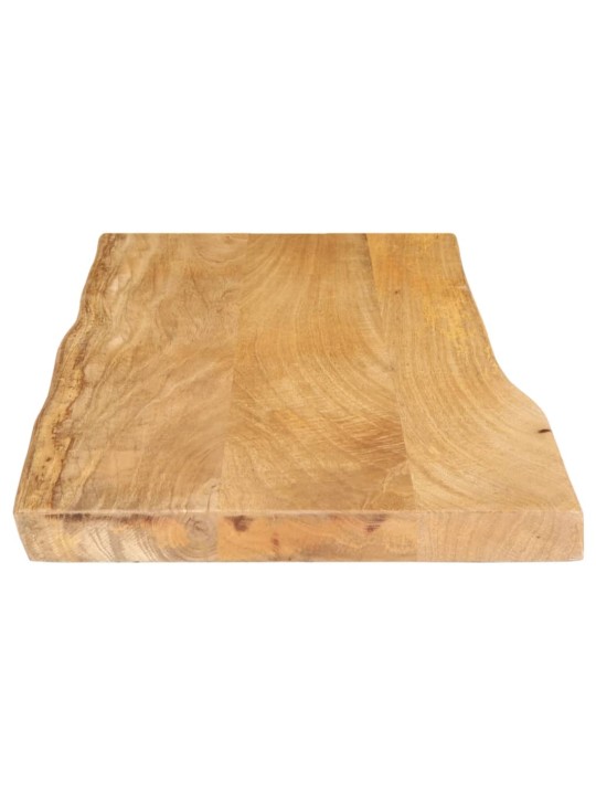Stolní deska 100 x 40 x 2,5 cm živá hrana mangovníkové dřevo