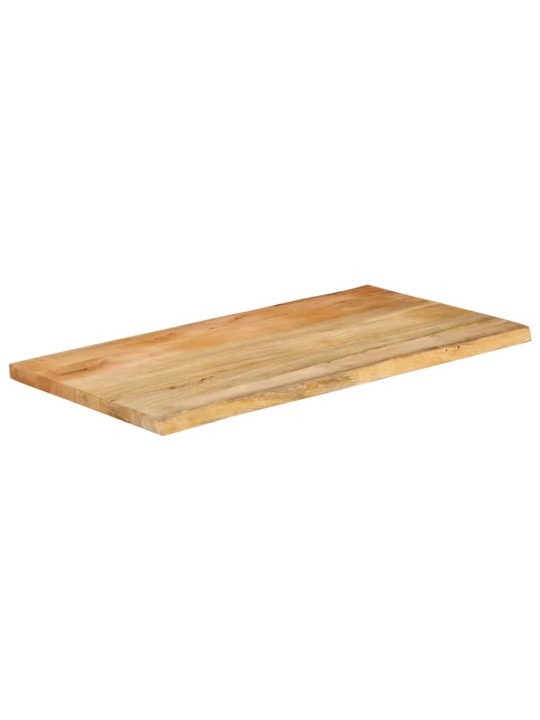 Stolní deska 110 x 60 x 2,5 cm živá hrana mangovníkové dřevo