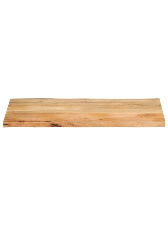 Stolní deska 110 x 60 x 2,5 cm živá hrana mangovníkové dřevo