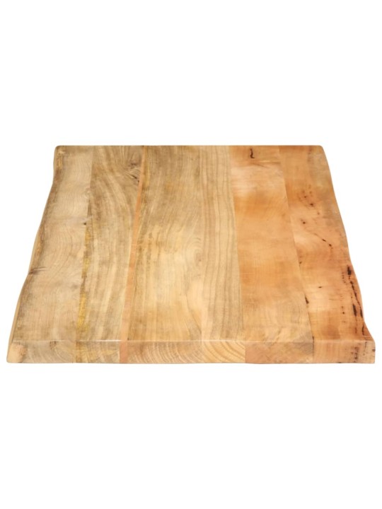 Stolní deska 110 x 60 x 2,5 cm živá hrana mangovníkové dřevo