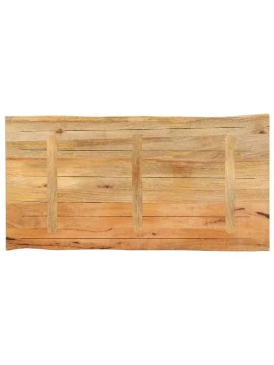 Stolní deska 110 x 60 x 2,5 cm živá hrana mangovníkové dřevo