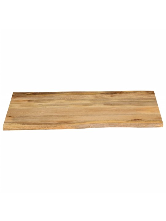 Stolní deska 100 x 80 x 2,5 cm živá hrana mangovníkové dřevo
