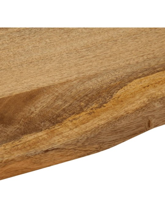 Stolní deska 100 x 80 x 2,5 cm živá hrana mangovníkové dřevo