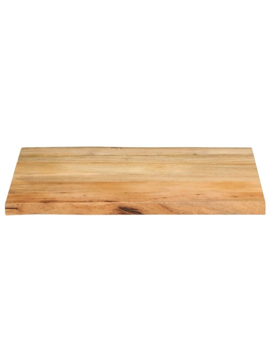 Stolní deska 70 x 60 x 3,8 cm živá hrana mangovníkové dřevo