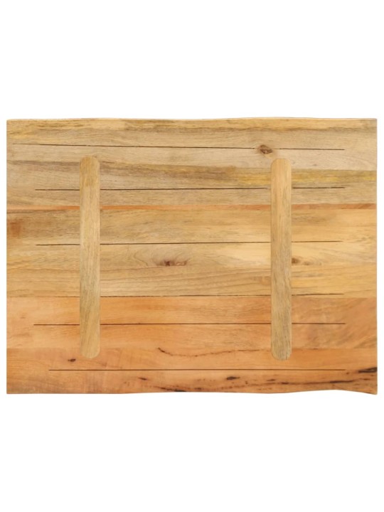 Stolní deska 70 x 60 x 3,8 cm živá hrana mangovníkové dřevo